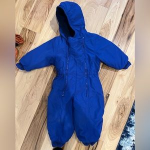 Land’s end kids boys snow suit 3t blue